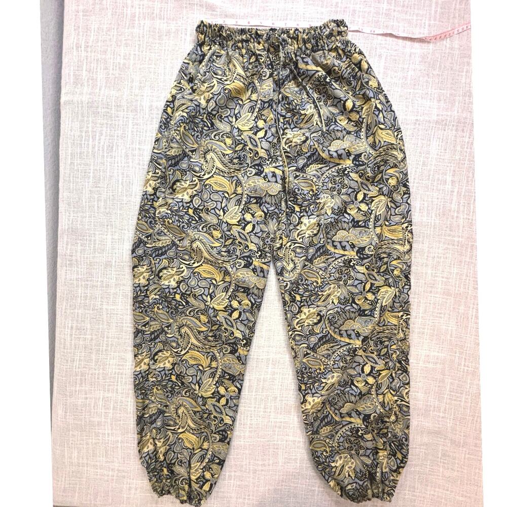 SABAI SABAI 109% Silk Indigo Harem Pant in Classic Ash O/S